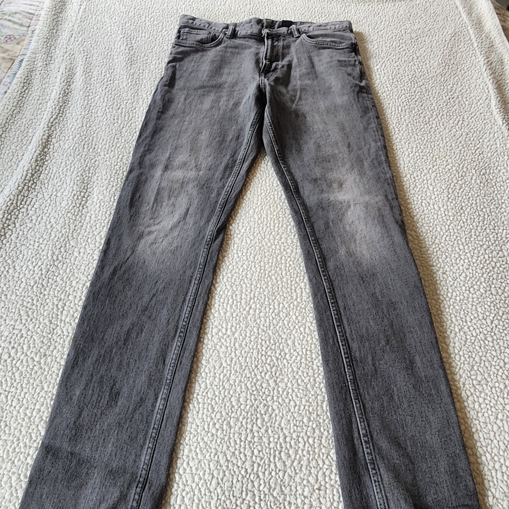 H&M &Denim Black Washed Jeans Size 33x34